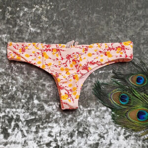 Raisins Floral Pink Cheeky Bikini Bottoms
